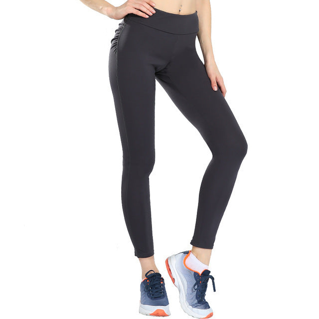 Women's High Waist Tight Leggings Trousers