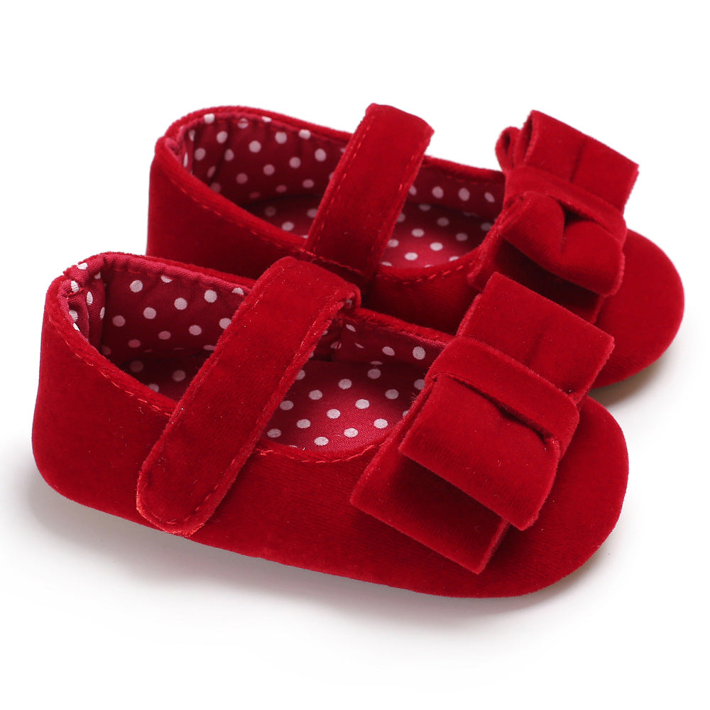 Baby Rubber Sole Princess Toddler Shoes