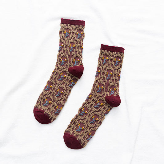 New Ladies Mid-tube Lolita Style Socks