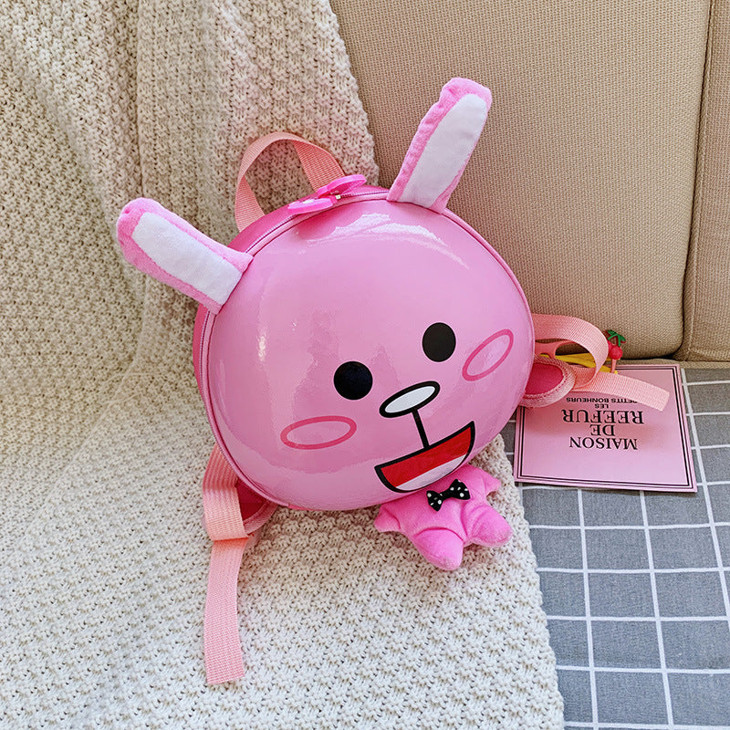 New Cartoon Cute Eggshell Bag Children's School Bag Animal