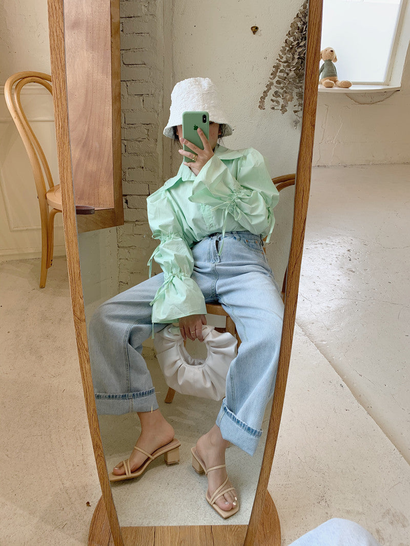 Square Head Thick Heel Sandals And Slippers Hollowed Out Rome