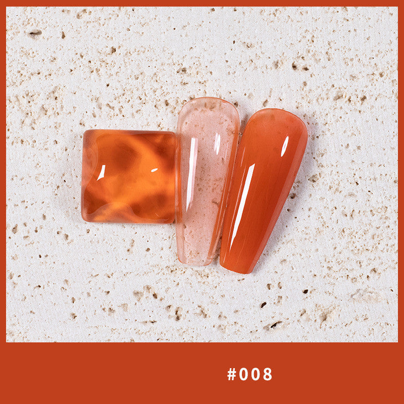 Amber Set UV Gel Nail Polish Ice Penetration Soak Off Shining  9 Colors