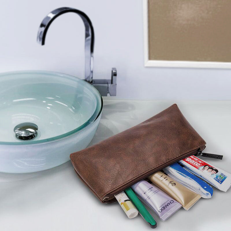 Multifunctional Waterproof Leather Storage Bag