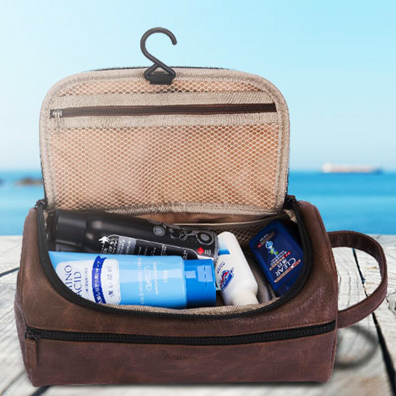 Multifunctional Waterproof Leather Storage Bag