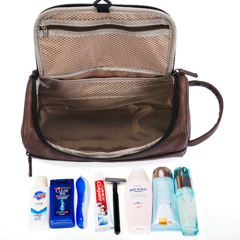 Multifunctional Waterproof Leather Storage Bag