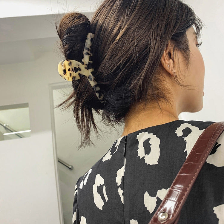 Simple Retro Cute Leopard Hairpin Headdress