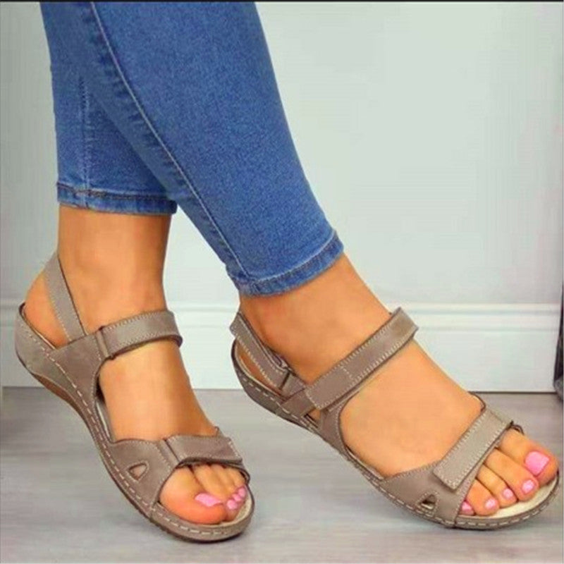 Summer Casual Women's Sandals With Buckle Open Toe Women's Shoes