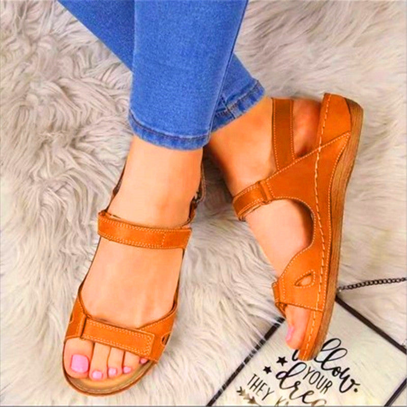 Summer Casual Women's Sandals With Buckle Open Toe Women's Shoes