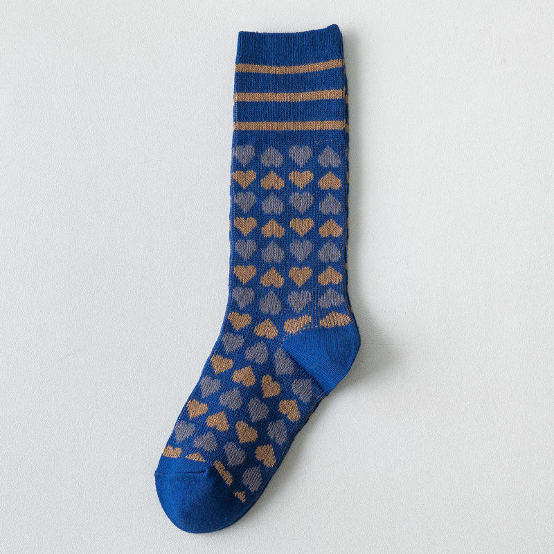 Hong Kong and Taiwan British Style Calf Socks Mori Harajuku Complex Long Socks