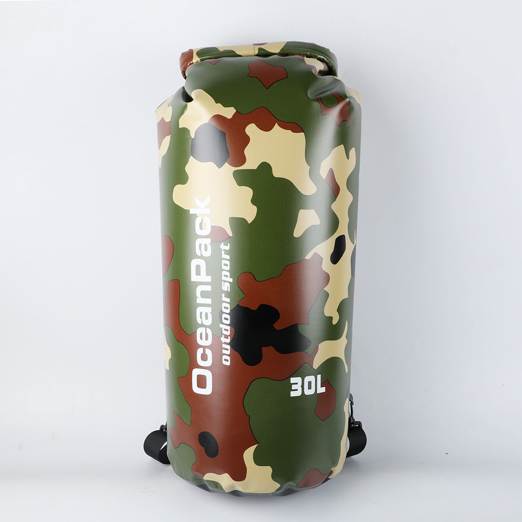 Camouflage Backpack Wear-resistant and Scratch-resistant Bucket Bag Waterproof and Moisture-proof for Outdoor Sports