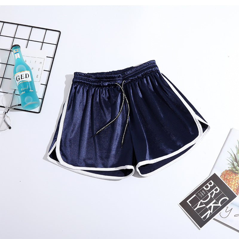 Løse sportsshorts i bomuld til kvinder i store størrelser