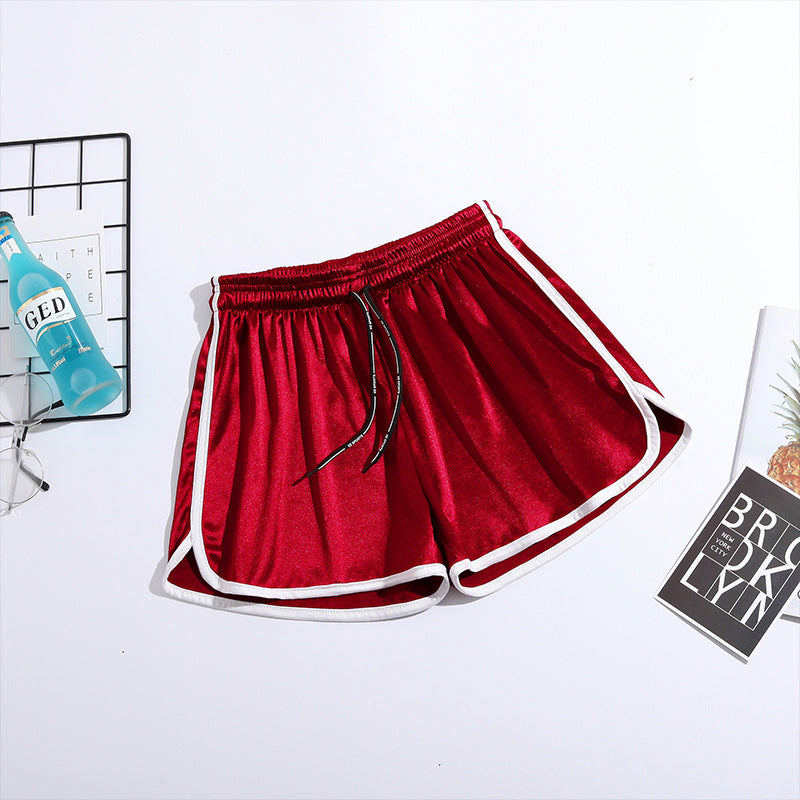 Løse sportsshorts i bomuld til kvinder i store størrelser