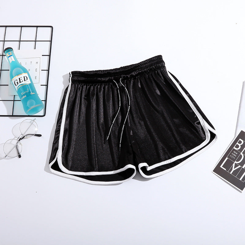 Løse sportsshorts i bomuld til kvinder i store størrelser