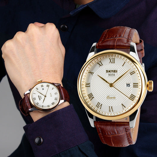 Fashion Business Men's Watch Calendar Quartz Watch