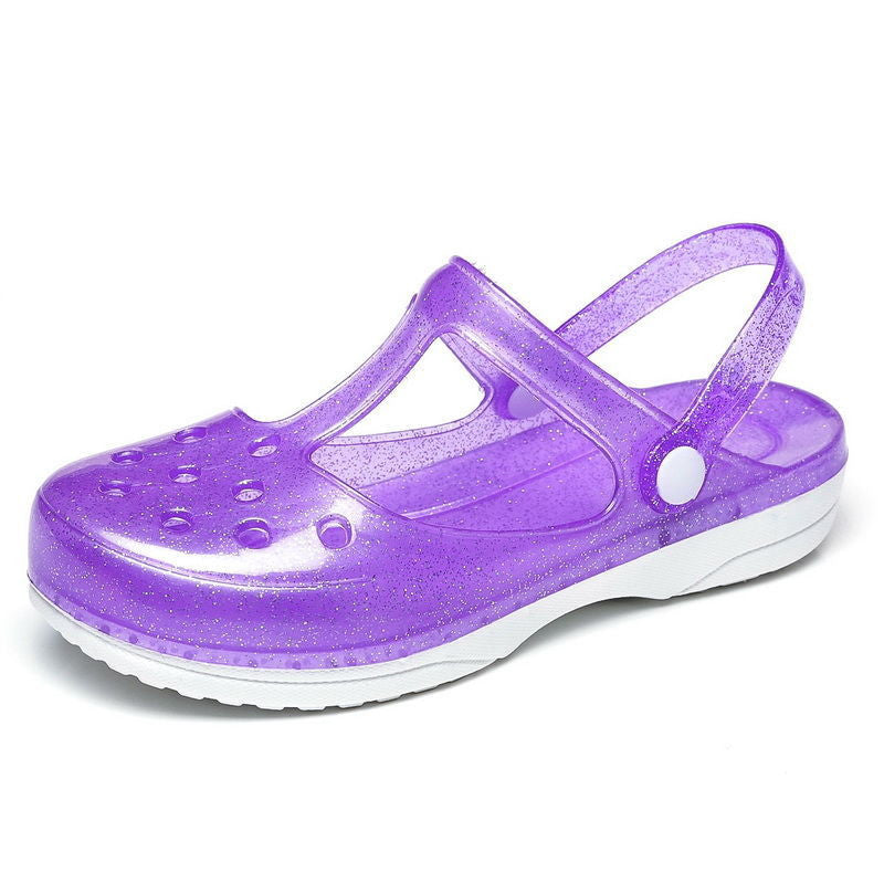 Jelly Shoes Women's Sandals And Slippers Nurse Shoes Garden Shoes