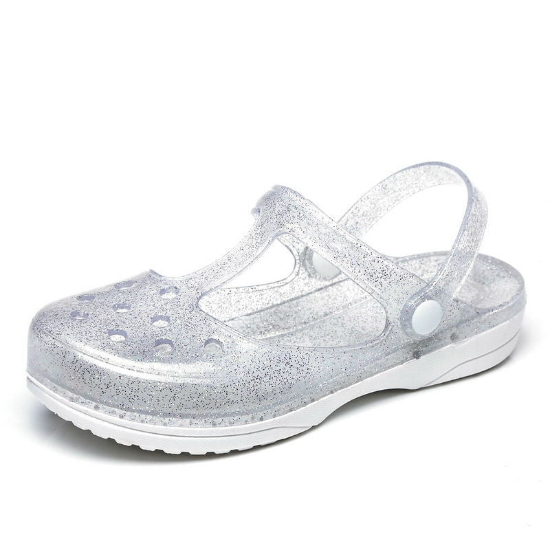 Jelly Shoes Women's Sandals And Slippers Nurse Shoes Garden Shoes