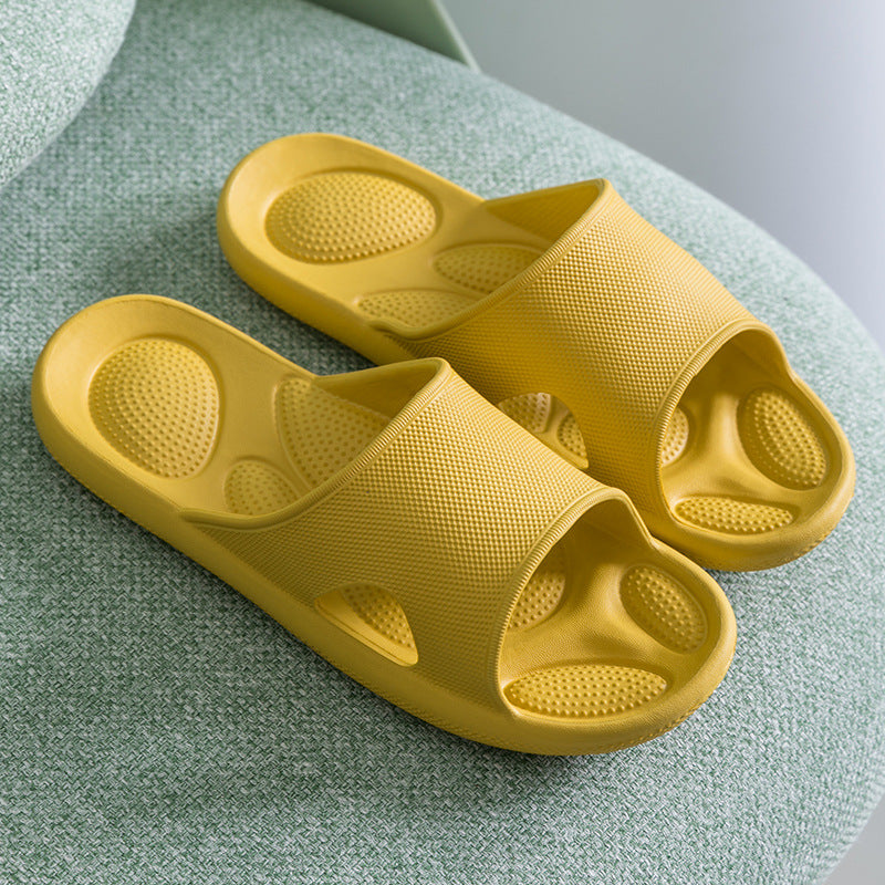 High Elastic Couple Sandals Men's Bathroom Non-Slip Massage Slippers