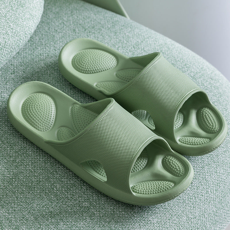 High Elastic Couple Sandals Men's Bathroom Non-Slip Massage Slippers