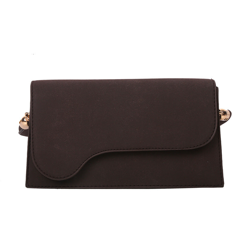 Autumn And Winter New Fashion All-Match Retro Frosted Baguette Underarm Bag Trendy Single Shoulder Bag