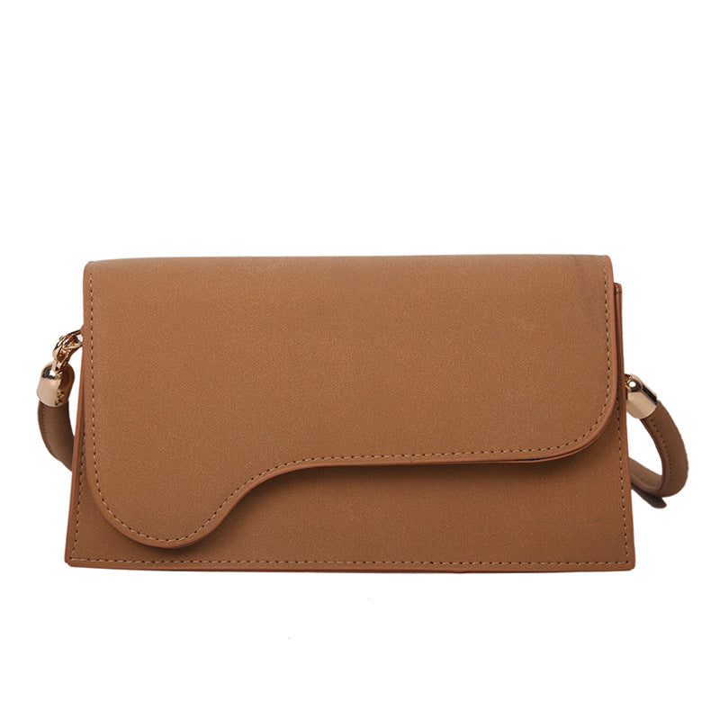 Autumn And Winter New Fashion All-Match Retro Frosted Baguette Underarm Bag Trendy Single Shoulder Bag