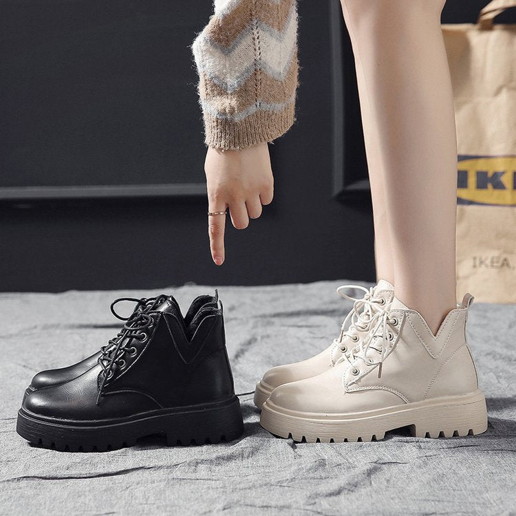 British Style Platform Casual Martin Boots
