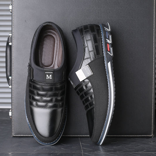 Men's All-Match Large Size Casual Leather Shoes