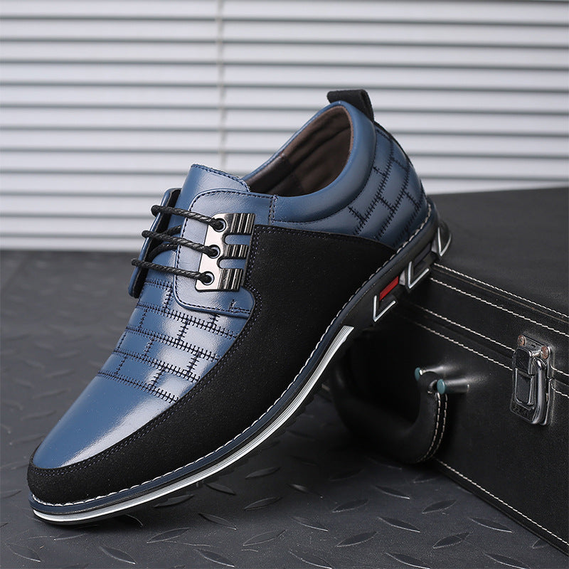 Men's All-Match Large Size Casual Leather Shoes