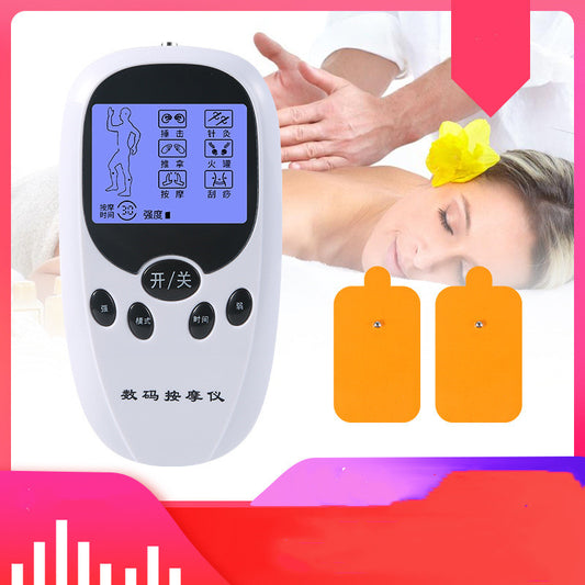Two-hole Blue Screen Digital Meridian Massager