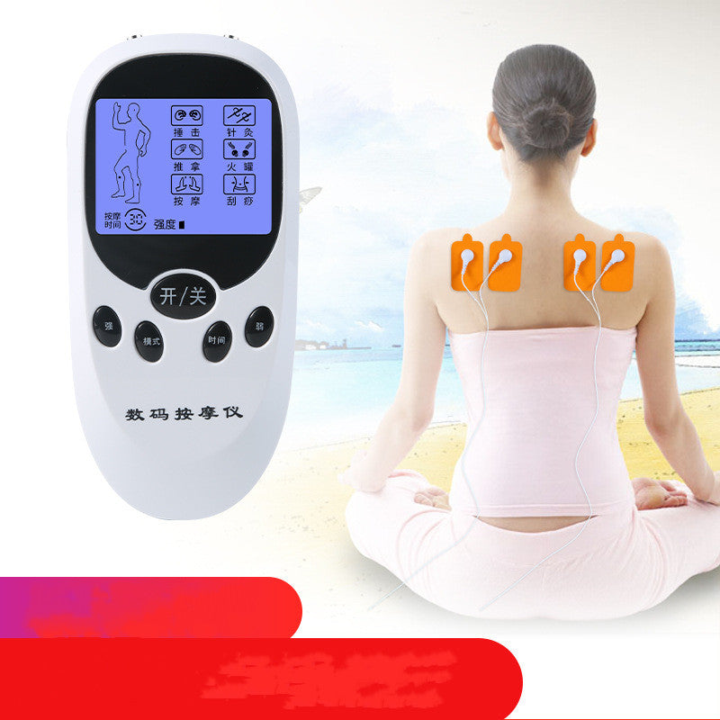 Two-hole Blue Screen Digital Meridian Massager