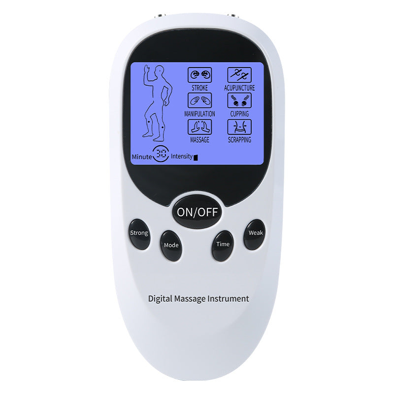 Two-hole Blue Screen Digital Meridian Massager