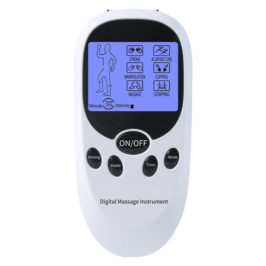 Two-hole Blue Screen Digital Meridian Massager