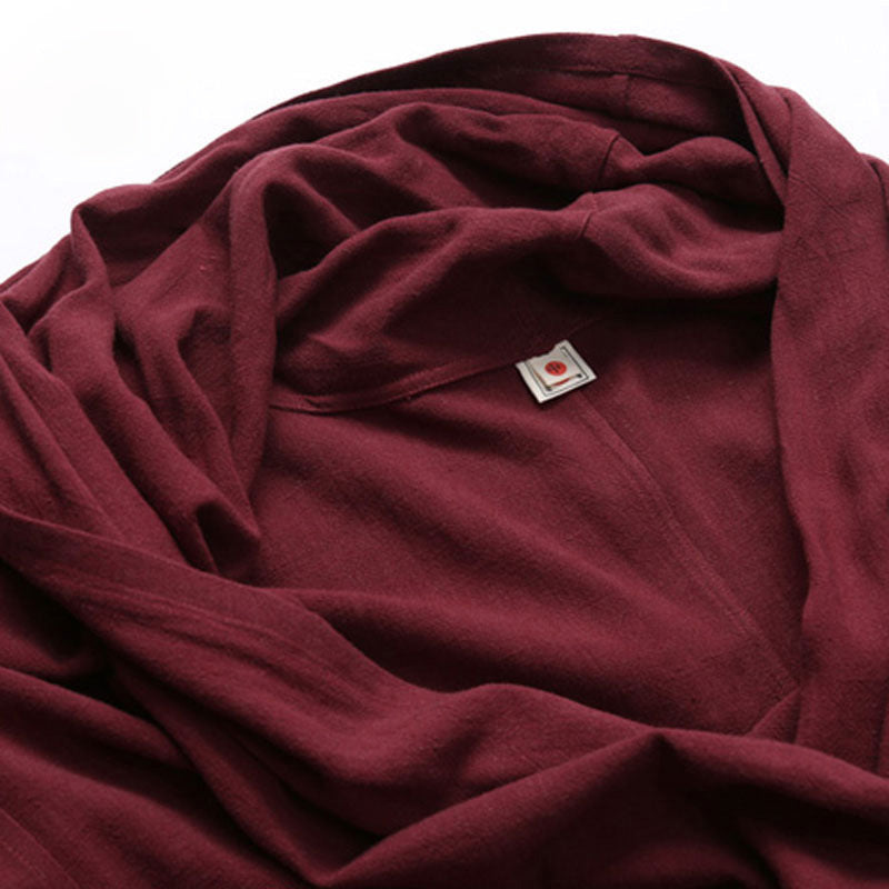 Set Of Loose Ethnic Linen Long Cloak