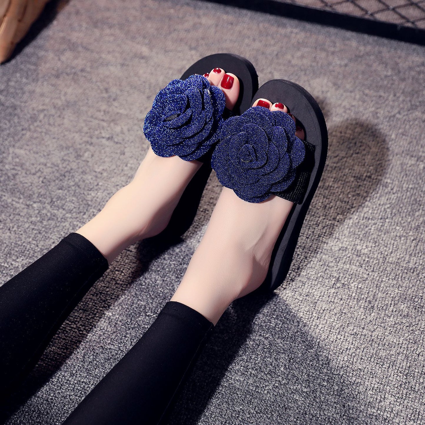 Zosja - Sandalen Met Roos