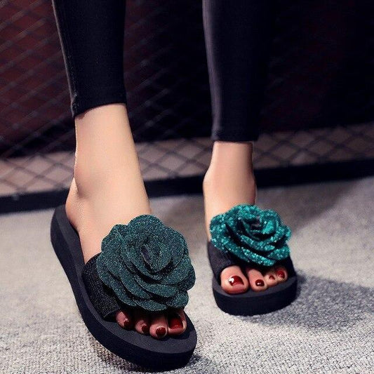 Zosja - Sandaler med rose