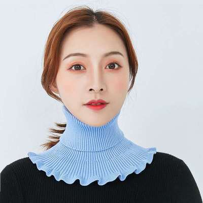 Knit fashion wool neck scarf