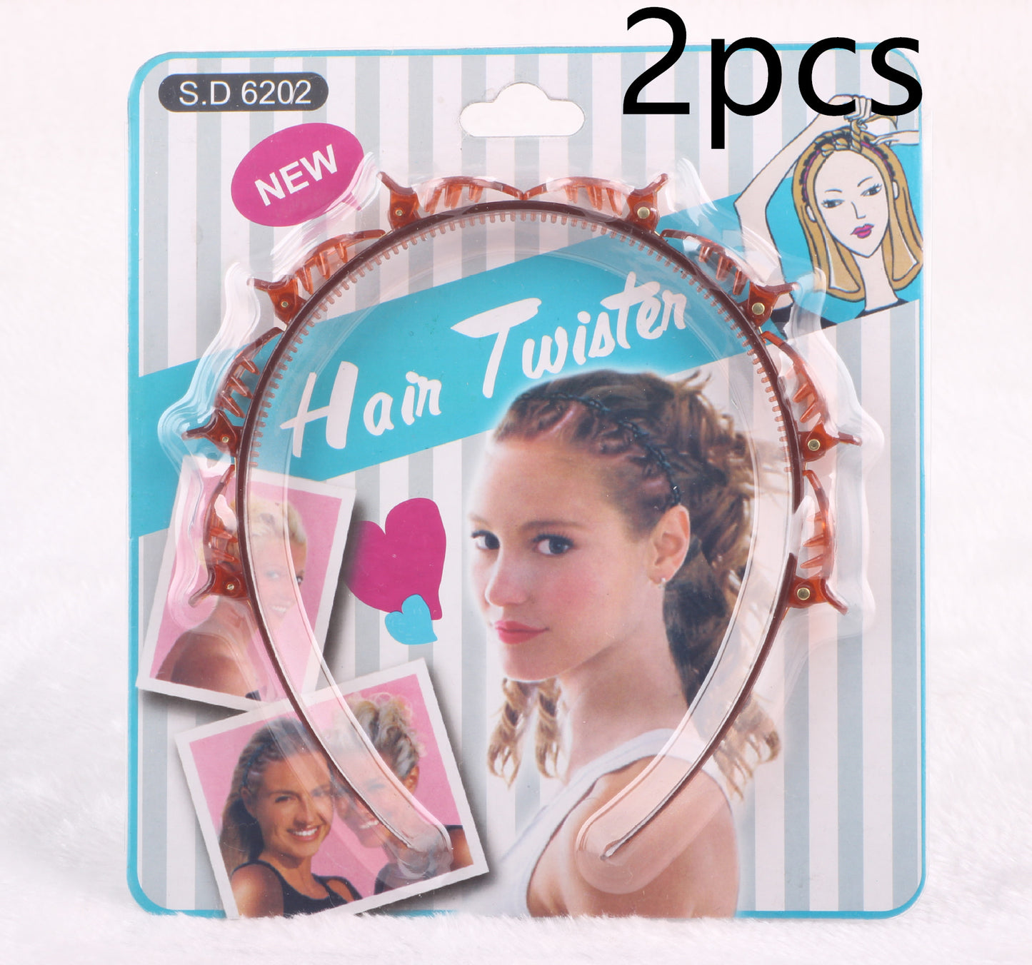Multilayer hollow woven headband