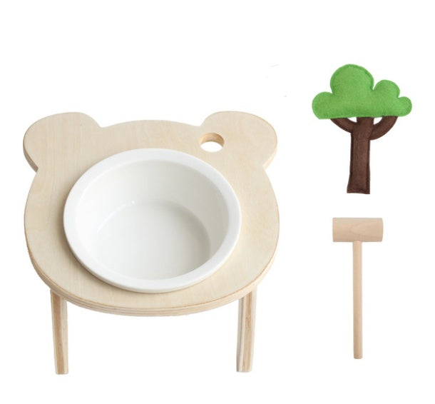Cub bowl tilt pet bowl