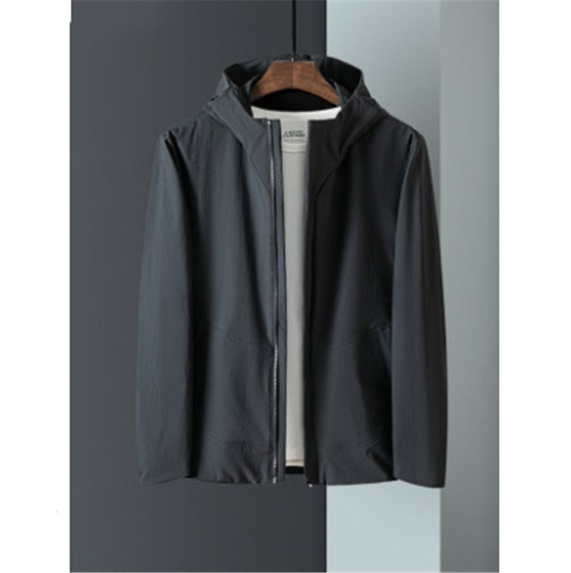 Hooded Jacket Men's Spring and Autumn New Business Casual