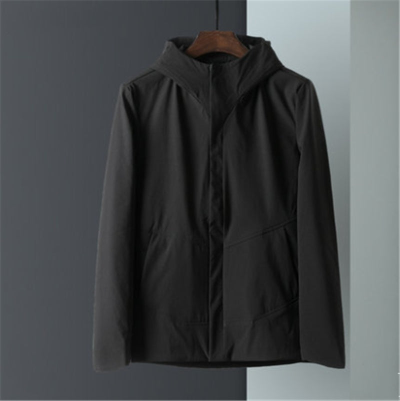 Hooded Jacket Men's Spring and Autumn New Business Casual