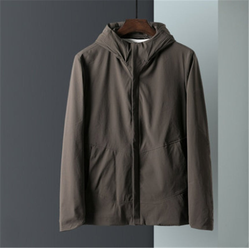 Hooded Jacket Men's Spring and Autumn New Business Casual