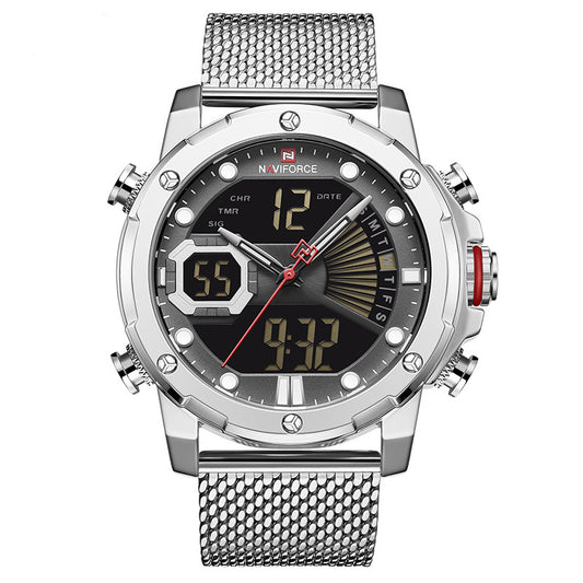 Fashion Double Display Men's Multi-function Waterproof Sports Watch Men's Watch