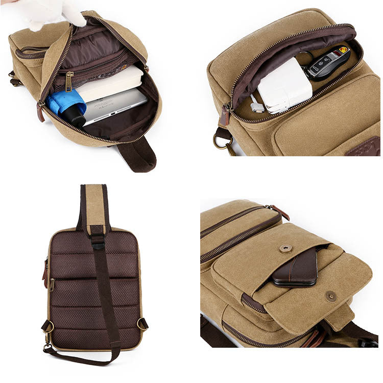 Casual Chest Bag Small Backpack Outdoor Men's Bag
