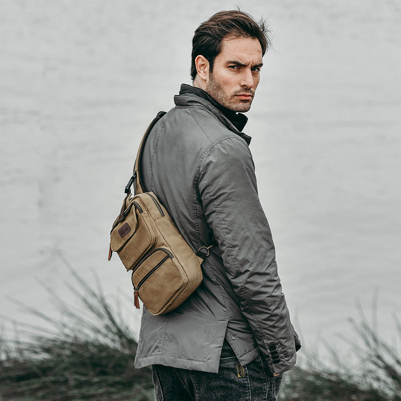 Casual Chest Bag Small Backpack Outdoor Men's Bag
