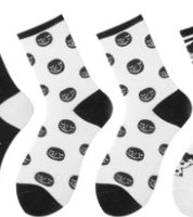 Black Socks Female Korean Cute Cartoon Socks
