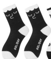 Black Socks Female Korean Cute Cartoon Socks