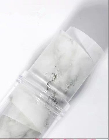 Blooming Marble Nail Transfer Paper Star Sticker