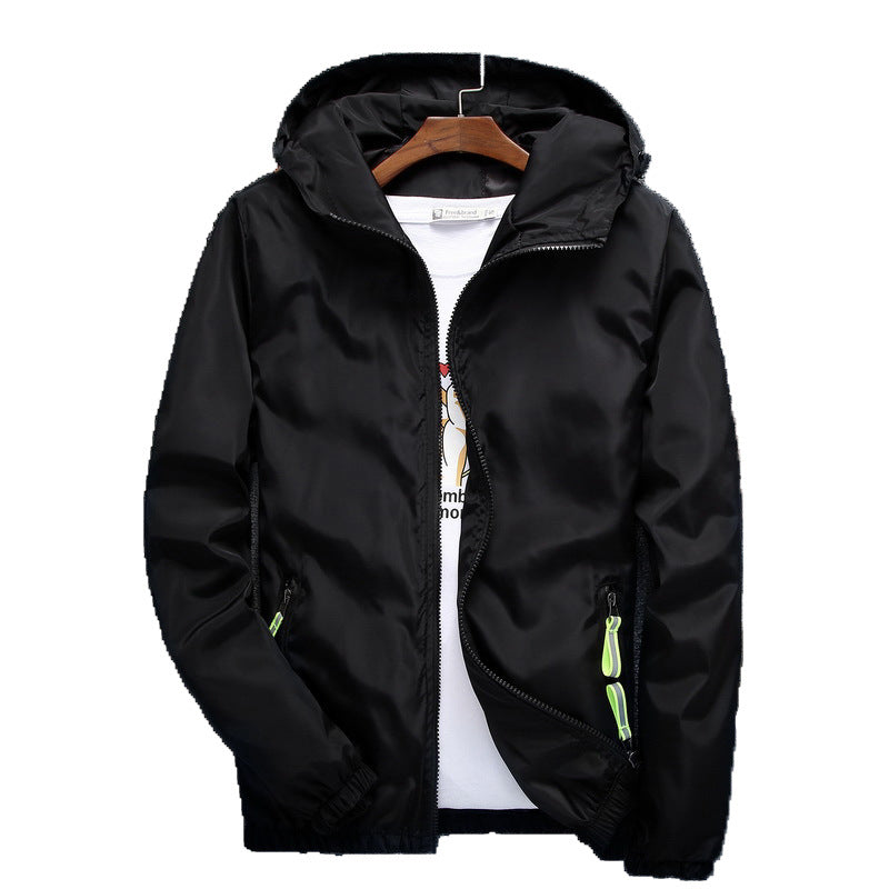 Fashion Solid Color Men's Thin Jacket