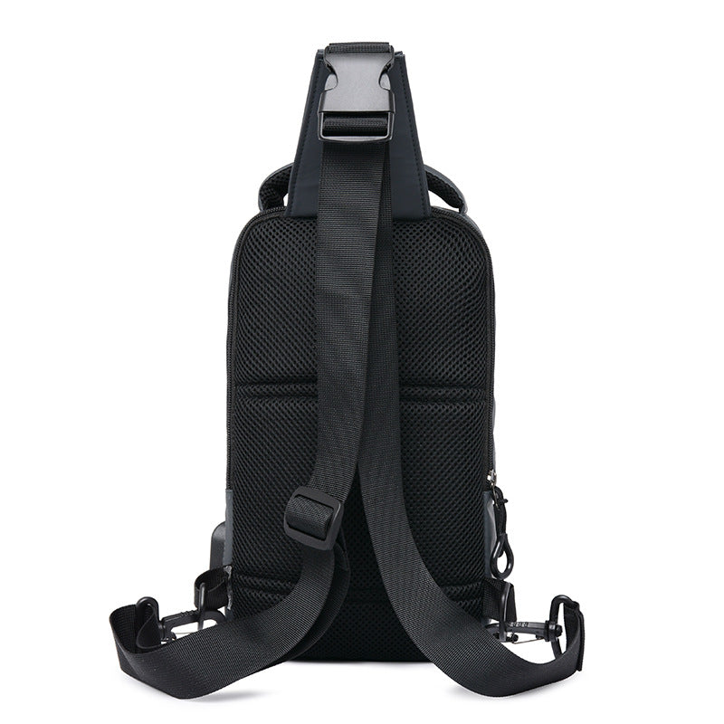 Men's Chest Bag Oxford Cloth Waterproof Shoulder Bag