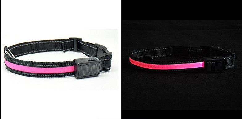 Led Solar Luminous Collar For Pet Dog