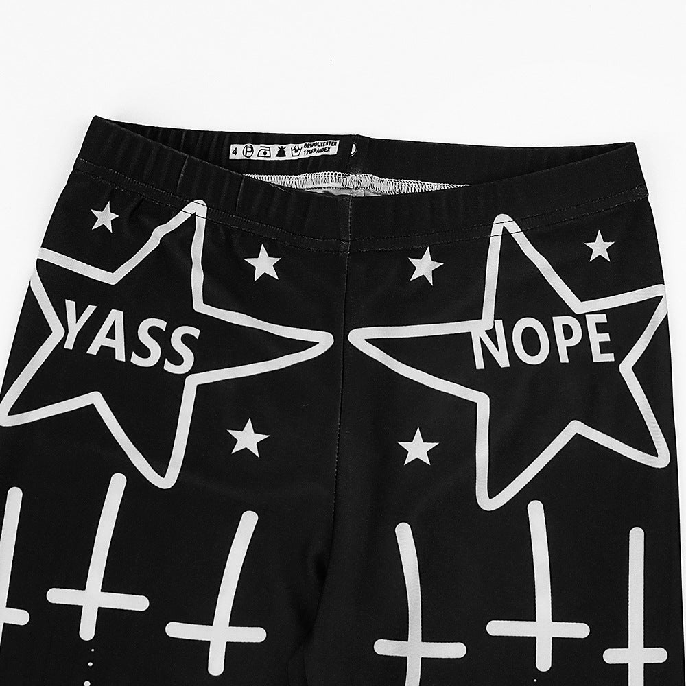Personalized Leisure Sports Leggings Leggings With Small Feet
